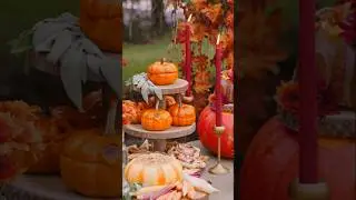 Enchanted Autumn Tea Party 🫖🍁 #autumn #cozyfall #teaparty #fallrecipes