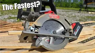 Самая быстрая дисковая пила 6-1/2 дюйма на рынке? Дисковая пила Milwaukee M18 FUEL 6-1/2 дюйма 28...