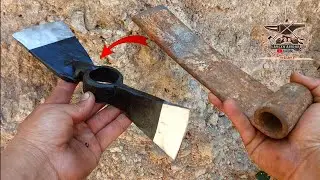 عملية تحويل الخردة إلى فأس بولسكي / The process of turning scrap into a Polsky axe