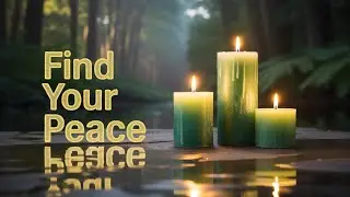 Magical Nature and Candles: A Peaceful Green Escape