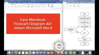 Cara Membuat Flowchart/Diagram Alir dalam Microsoft Word