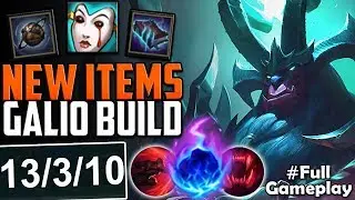 NEW ITEMS GALIO 1 Q 1000+DMG | WTF IS THIS? | New Runes Galio Build Season 8 PBE Gameplay