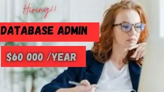 Hurry! Database Administrator | $60 000 p/a 💰|| Remote & Available Worldwide