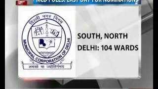 MCD Polls: Last day of nomination