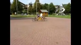 Pedalwelt Spa&szlig;fahrrad: Draisin JanusTandem / B2B / R&uuml;cken an R&uuml;cken
