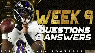 🔴 LIVE - Week 9 Thursday Q&A - 2025 Fantasy Football