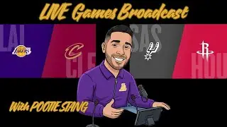 Lakers VS Cavs & Spurs VS Rockets Live Game Broadcast (Portrait)