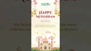🕌 Wishing You a Peaceful Muharram #Muharram2025 #IslamicNewYear #SpiritualGrowth #PeaceAndFaith