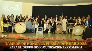 Entrega del TAMBOR de HONOR de La Puebla de Híjar al GRUPO La COMARCA | Semana Santa 2024