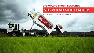 Volvo Side Loader - STG Waste Truck Features: Built For Australian Roads