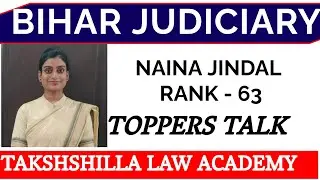Toppers Talk I Bihar Judiciary I BIHAR PCS J I BIHAR PCS-J I BIHAR CIVIL JUDGE I Bihar J I topper