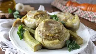 Come cucinare carciofi morbidissimi: I CARCIOFI ALLA ROMANA- La cucina di Rita