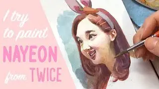 Painting Nayeon from TWICE! Portrait study walkthrough ✨