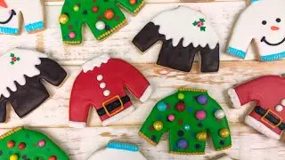 UGLY CHRISTMAS SWEATER COOKIES