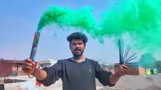 Colour smoke testing experiment | Holi Colour smoke | Live Experiment