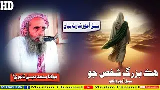 Molana Muhammad Essa Tanwri Hik Buzrag Shakhs Jo Sabaq Aamoz Waqiyo (Musilm Channel)