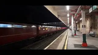 47746 top and tailed with 34067 5z62 Carnforth to Manchester Victoria, Lancaster 31/1/26