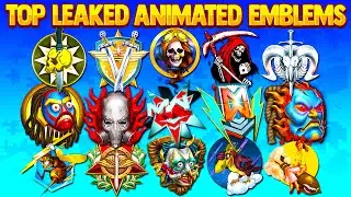 BEST LEAKED ANIMATED EMBLEMS in Modern Warfare *Rare*