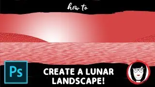 How to create a lunar landscape in Photoshop CC!