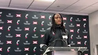 Emory Jones post game press conference following the Bearcats 30-10 loss to Iowa State