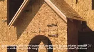 AdvanTech&reg; Sheathing provides Stiffer, Stronger Walls and Roofs