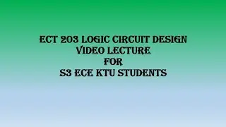 MODULE 3 LECTURE 4-One's and Two's Complement subtraction