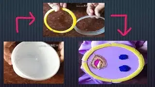 #DIY  how to make embroidery hoop at home in tamil