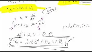 OpenStax University Physics 10.2 Rotation with Constant Angular Acceleration
