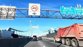NYS DRIVE||4K||FROM EAST ELMHURST||QUEENS TO BRONX||VIA RFK BRIDGE
