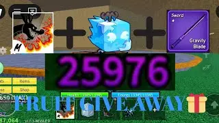 Blox Fruit | Dragon Talon, Ice Fruit, and Gravity Blade Combo