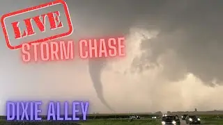Tornado and Flood Threat in Louisiana & Mississippi - Live Storm Chase
