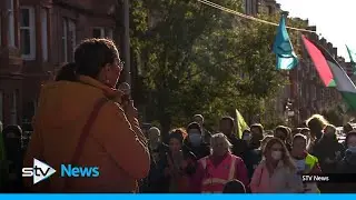 Climate protests continue across Glasgow during COP26