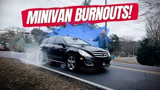 Я заменил двигатель V8 в своем R-классе и превратил его в машину для дрифта на минивэне!
