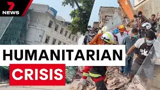 More than 2,000 people killed in Myanmar earthquake disaster | 7NEWS