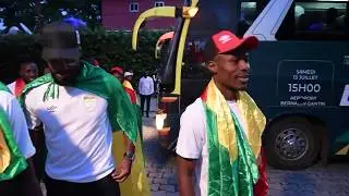 Les Ecureuils du Bénin au domicile du Président Patrice TALON