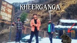 Winter Kheerganga Trek 2023 | Live Bear Attack In Kalga Kasol Ep1