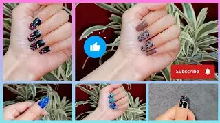 Nail art without tools❤️😍