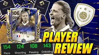 NEW BEST CDM! TOTY ICON PETIT PLAYER REVIEW! 106 PETIT REVIEW! FC MOBILE 25 PETIT PLAYER REVIEW!