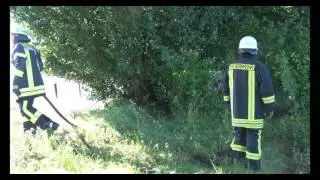 Steinkirchen: Rurufer in Flammen