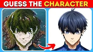 Guess The Hidden Blue Lock Anime Character By Illusion | Anime Quiz ⚽