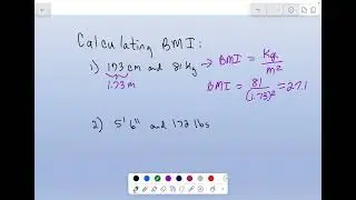 Calculating BMI (Body Mass Index) Nursing MAT125 Joyce