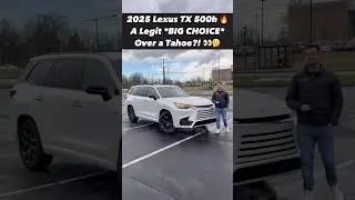 Five Reasons the 2025 Lexus TX Might be a *Legit* Alternative Versus the NEW Chevy Tahoe!