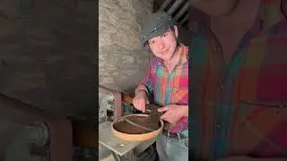 Sharpening a broad axe #sharpening #woodworking #axe #satisfying #ireland