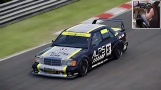 Mercedes-Benz 190E EVO 2 DTM - Nurburgring Nordschleife (7:46.400) | Automobilista 2 | Moza R9