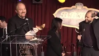 Louis CK - Accepts the Writers Guild Award for 