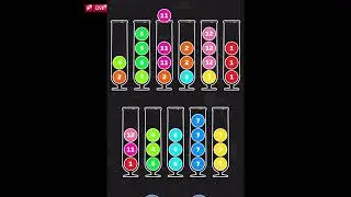 Ball SORT Puzzle LEVEL 63  66 #puzzle #ball#calor #kesfet #sondakika #g&uuml;ndem #red #yellow