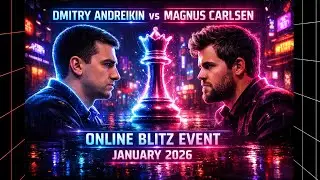 Dmitry Andreikin vs Magnus Carlsen | Brutal Blitz 5+0 | January 2026 | White Wins