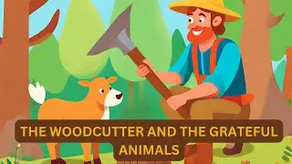 The Woodcutter And The Grateful Animals Short Story | Moral Story | Lucky Kids Tube