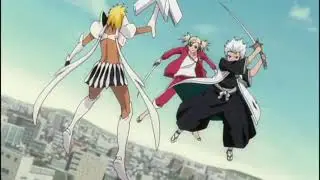 Halibel evades Toshiro&rsquo;s attack