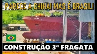 Parece a CHINA, BRASIL j&aacute; inicia CONSTRU&Ccedil;&Atilde;O da 3&ordf;FRAGATA!